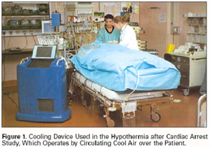 Cooling Device used in Hypothermina after Cardiac Arest Study.